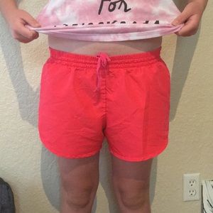Hot pink athletic shorts! 🌸🔥